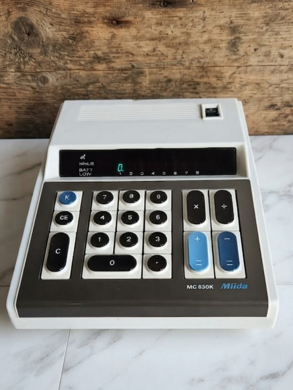 VTG Miida MC 830K Desktop Calculator Made in Japan Retro Tech